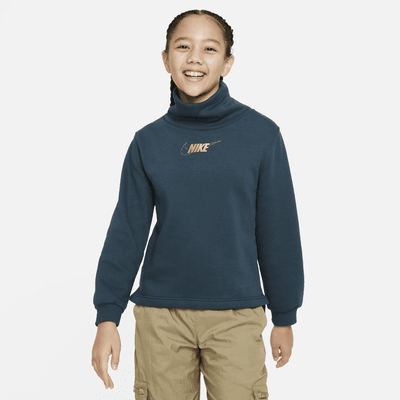 Nike Sportswear Club Fleece Big Kids' (Girls') Long-Sleeve